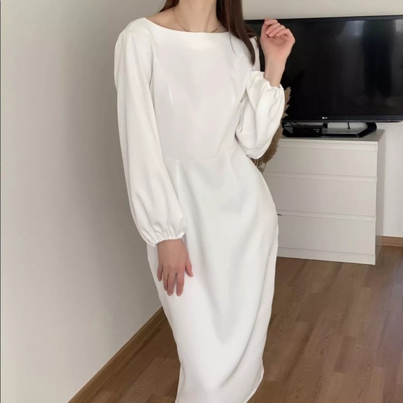 Backless Midi Dress - Picture 11 of 16